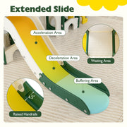 10 in 1 Toddler Slide Set Kids Slide and Climber Playset Indoor Playground