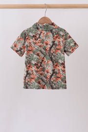 Camo Wildlife Embroidered Dad&me Button Down Shirt