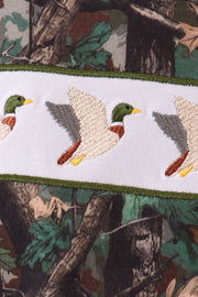 Camouflage Mallard Embroidery Romper