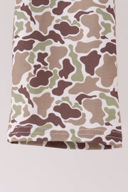 Camo Pumpkin Applique Pants Set
