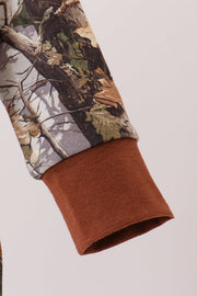 Camouflage tree pocket romper