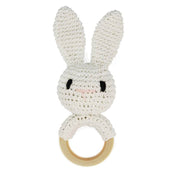 Baby Rattle Hand Woven Cartoon Animal Bracelet Newborn Soothing Doll