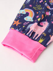Christmas 3 Piece Girls Pajama Set