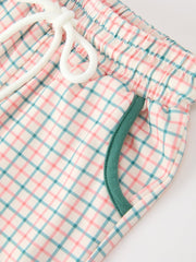 Boys Christmas Embroidered T-Shirt & Plaid Pants Set