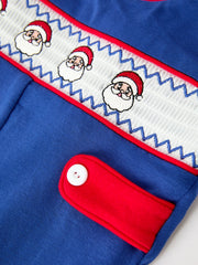 Christmas Santa Baby Boys Smocked Jon Jon