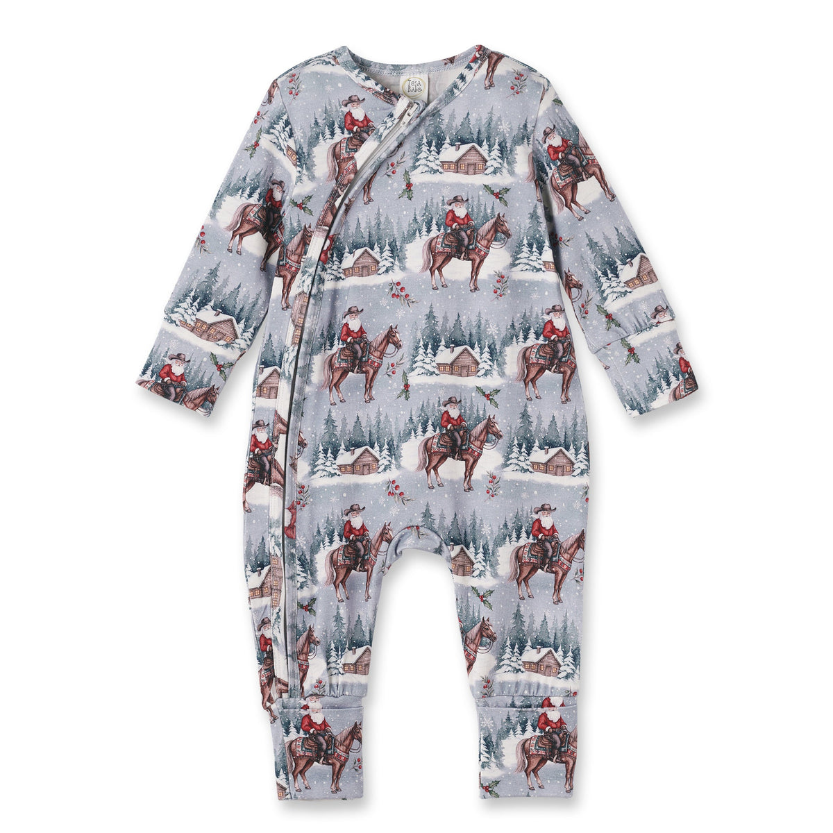 Cowboy Christmas Family Matching Bamboo Pajamas