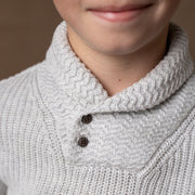 Organic Shawl Collar Sweater - Baby