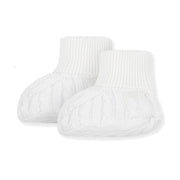 Organic Sweater Beanie and Bootie Set