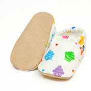 Cupcake Soft Sole Baby Moccasins