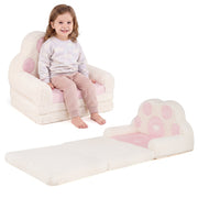 2-in-1 Convertible Kids Sofa to Lounger with Removable Cover