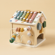 Tiny Land® Cottage Activity Cube - Morandi