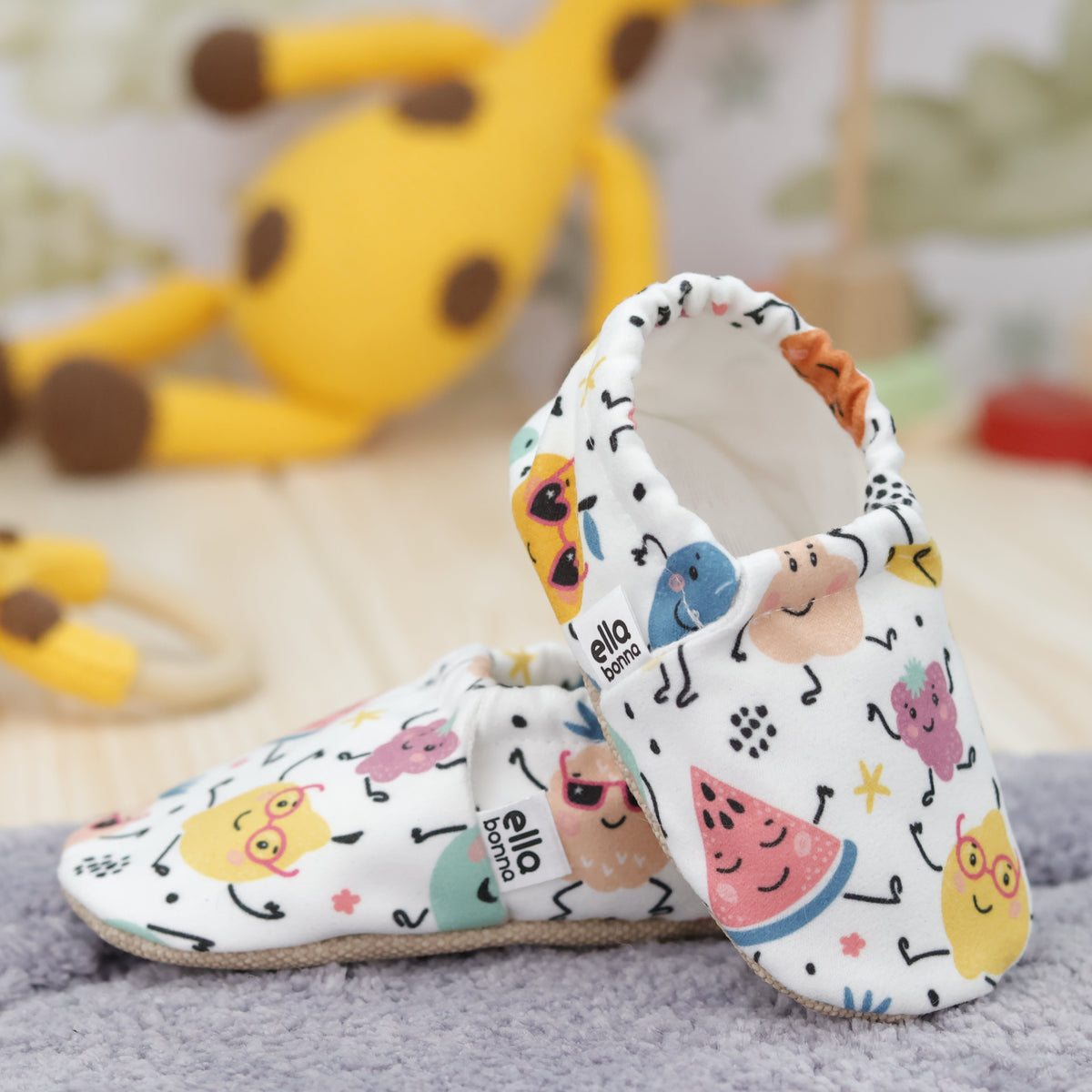 Fruits Soft Sole Baby Moccasins