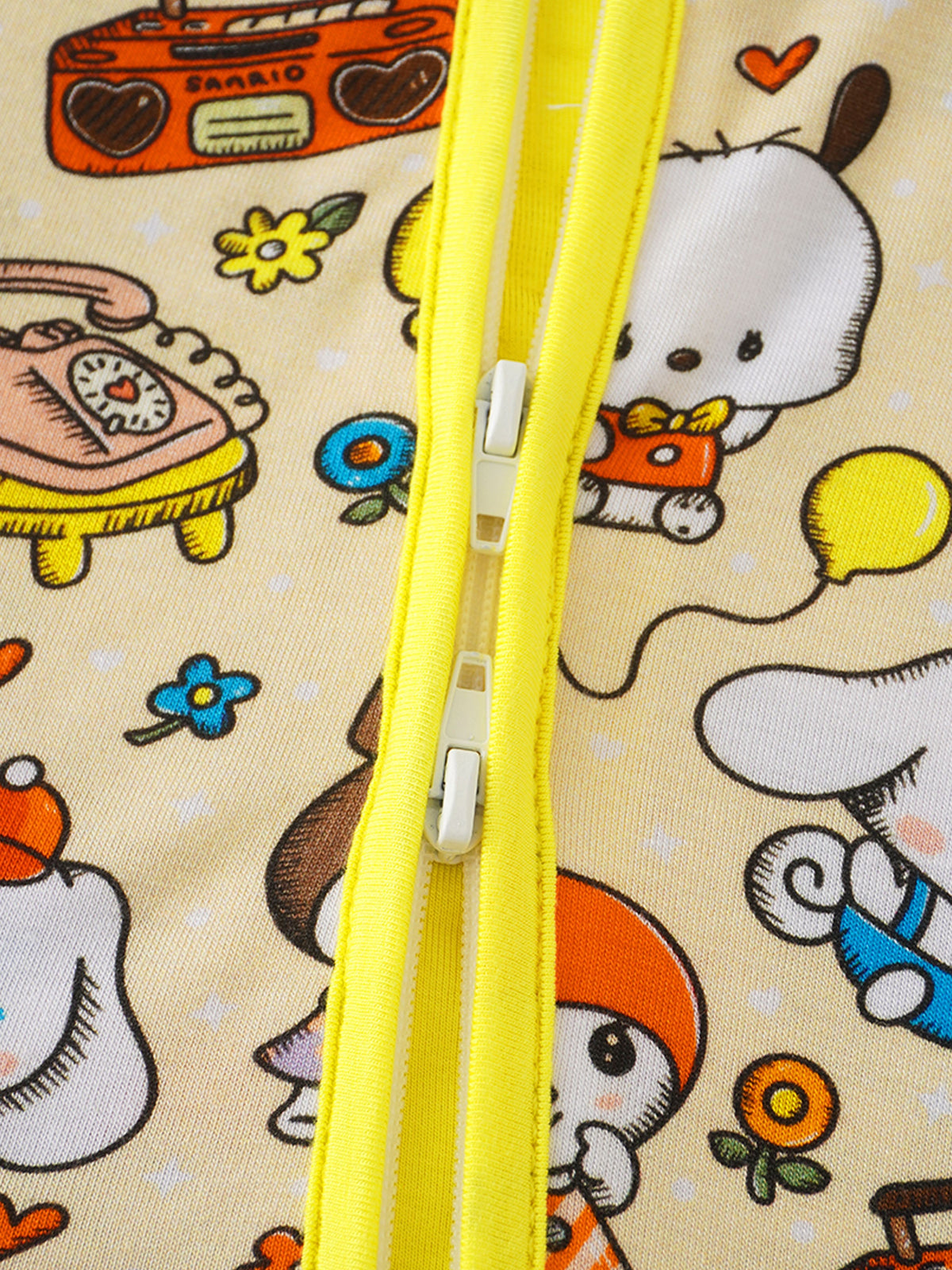 PoshTOT Sanrio Cinnamoroll Bamboo Baby Convertible Zippy Romper