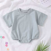Short-sleeve Organic Cotton Romper