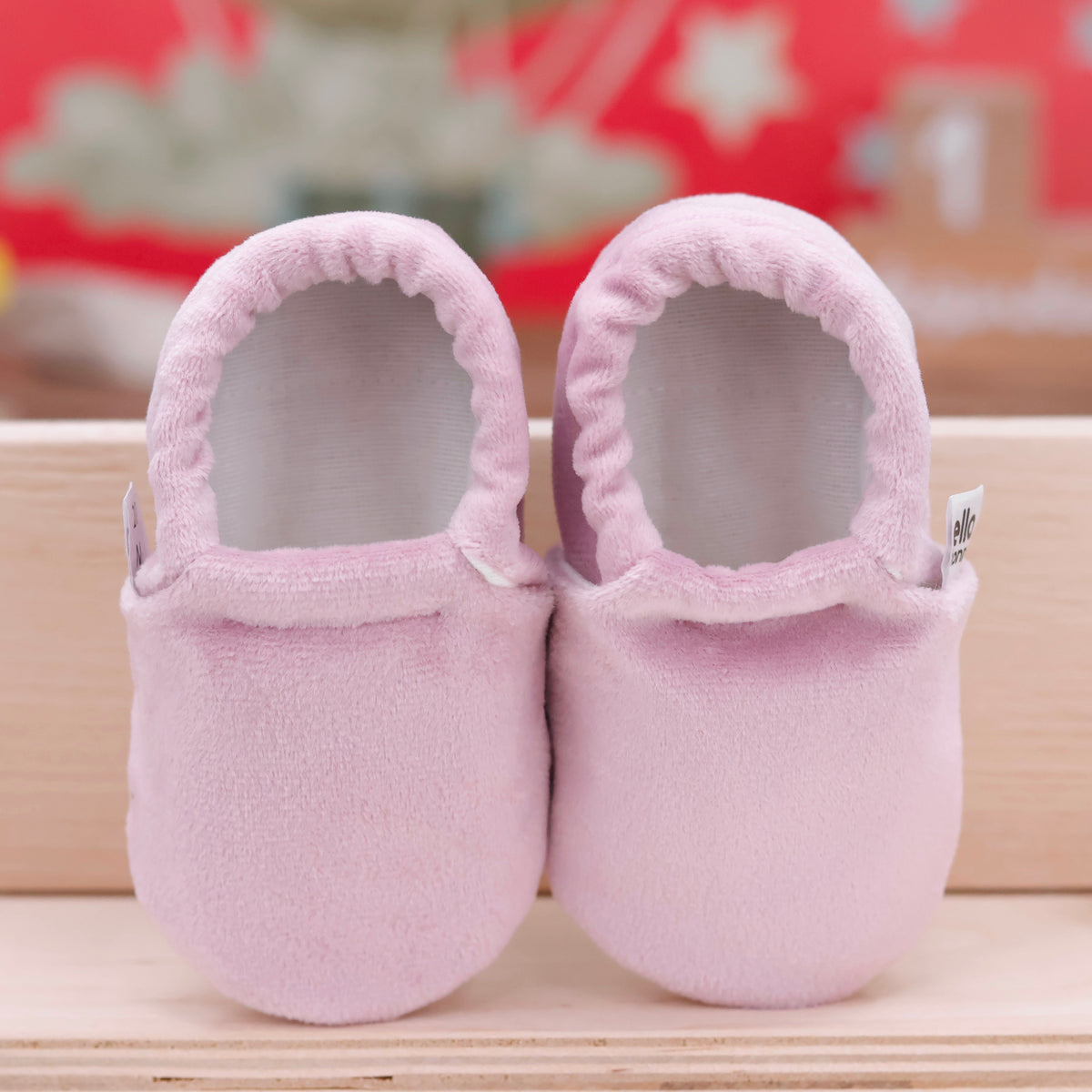 Velvet Soft Sole Baby Moccasins – Pink