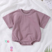 Short-sleeve Organic Cotton Romper