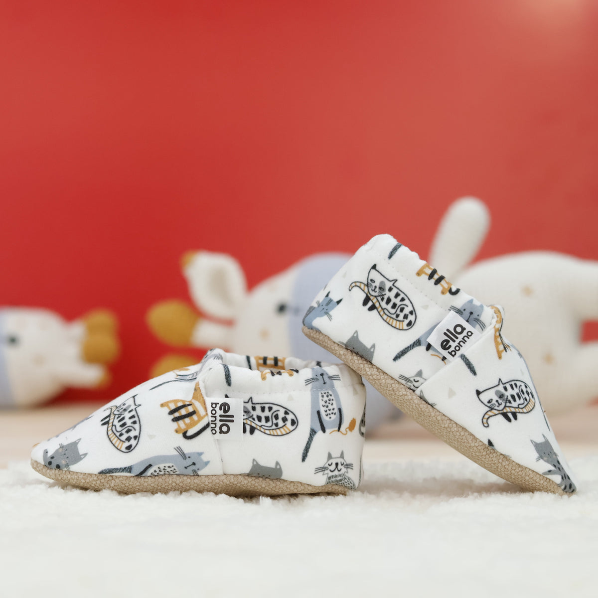 Cat Soft Sole Baby Moccasins