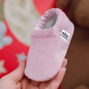Velvet Soft Sole Baby Moccasins – Pink