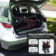 Momfann 2-Seater All-Terrain Stroller Wagon for Kids
