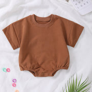 Short-sleeve Organic Cotton Romper