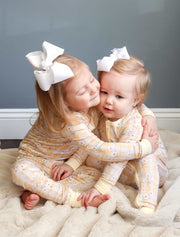 Yellow Daisy Bamboo Toddler 2 Piece Set