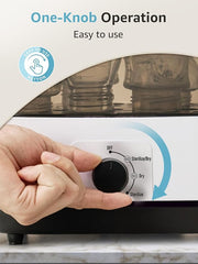 GROWNSY Adjustable 3 IN 1 Large Bottle Sterilizer and Dryer, Electric Steam Baby Bottle Sterilizer, Sanitizer for Baby Bottles & Pacifiers, Breast Pump Parts