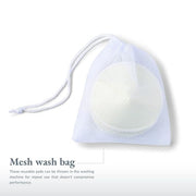 Ameda Washable Nursing Pads | 10 Pairs (20 Count) | Organic Nursing Pads | Breastfeeding Supplies | Reusable Breast Pads for Leaking Milk | Breastfeeding Pads | Includes Mesh Laundry Bag