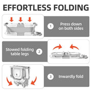 Collapsible Baby Bathtub for Newborns to Toddler with Real-time Temp Monitor & Floating Cushion,Portable Travel Tub for 0-36 Month, Foldable Baby Bath Tub for Infants Boy (Grey)
