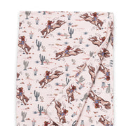Prairie Princess Baby Girl Western Bamboo Stroller Blanket