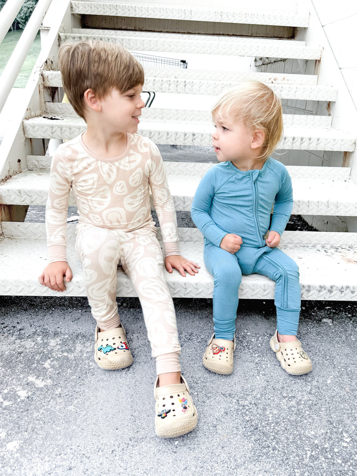 Blue Jean Baby | Infant Bamboo Zip Romper