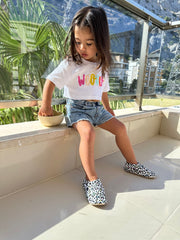Colorful Leopard Soft Sole Baby Moccasins