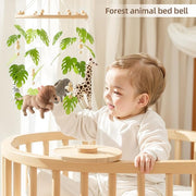 EERKEOD Baby Crib Mobile Baby Nursery Mobile Handmade Felt Forest Animal Mobile for Baby Boys and Girls Woodland Nursery Decor for Infant Bedroom Hanging Gender Neutral Baby Stuff