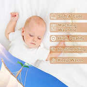 Ship Next Day, Personalized Baby Blanket – Printed in USA, Custom Baby Blanket for Boys & Girls, Baby Blanket with Name, Baby Shower, Easter, Christmas, Birthday Newborn & Toddler Gifts, Baby Gifts