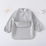 Waterproof Smock Bib | Full-Sleeve Baby & Toddler Feeding Bib
