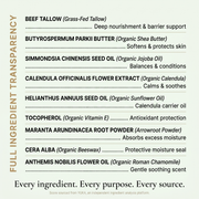 Baby & Diaper Balm — Grass-Fed Tallow, Shea & Roman Chamomile, 4 oz