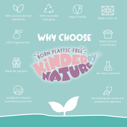 Kinder by Nature 100% Biodegradable Water-Based Baby Wipes - 672 Count (12 packs of 56 wipes)