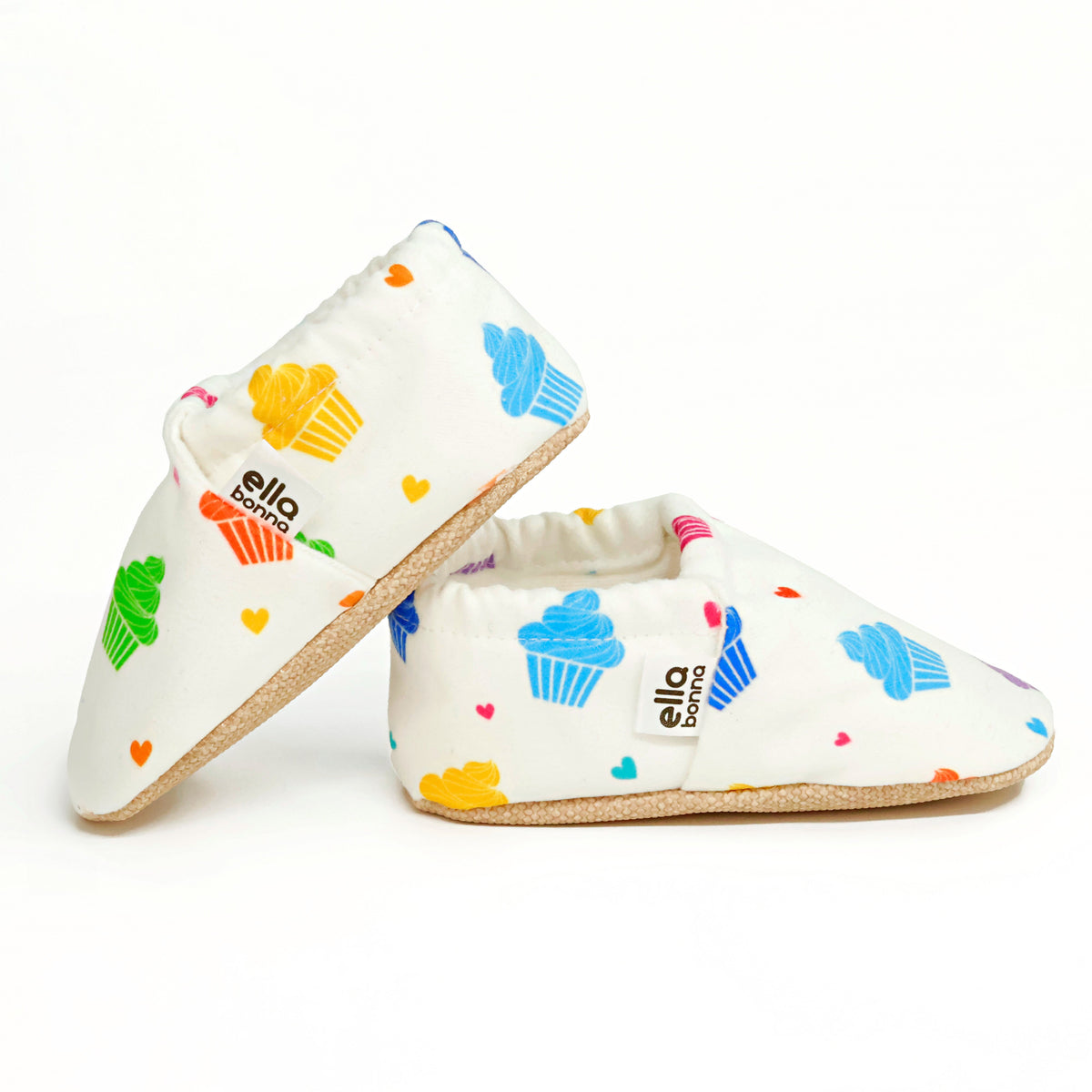 Cupcake Soft Sole Baby Moccasins