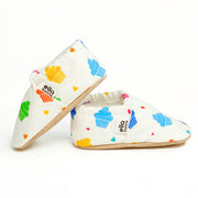 Cupcake Soft Sole Baby Moccasins