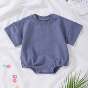 Short-sleeve Organic Cotton Romper