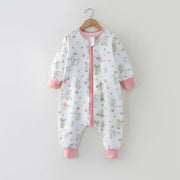 Split-leg Sleeping Bag To Prevent Kicking Off The Covers One-piece Bodysuit