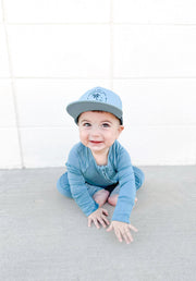 Blue Jean Baby | Infant Bamboo Zip Romper