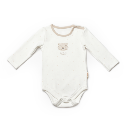 Teddy Ecru Long Sleeve Organic