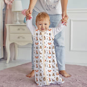 Mama Cheetah Baby Sleep Sack 0.5 TOG, Organic Cotton Baby Wearable Blanket with Two-Way Zipper, Swaddle Transition Baby Sleeping Bag for Newborn Infant Toddler Boy Girl, 0-6 Months