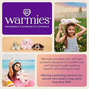 warmies Junior Microwavable & Weighted Stuffed Animals, Rainbow Dinosaur - Heated Stuffed Animal Plushie for Warmth & Comfort - Soft Plush Toys for Adults & Children (Boys, Girls, Babies & Toddlers)