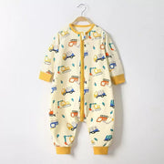Split-leg Sleeping Bag To Prevent Kicking Off The Covers One-piece Bodysuit