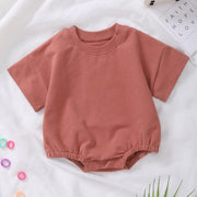 Short-sleeve Organic Cotton Romper