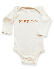 Pumpkin Organic Bodysuit Long Sleeve