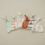 Organic Cotton Baby Hat – GOTS Certified Newborn Beanie – Boho Floral