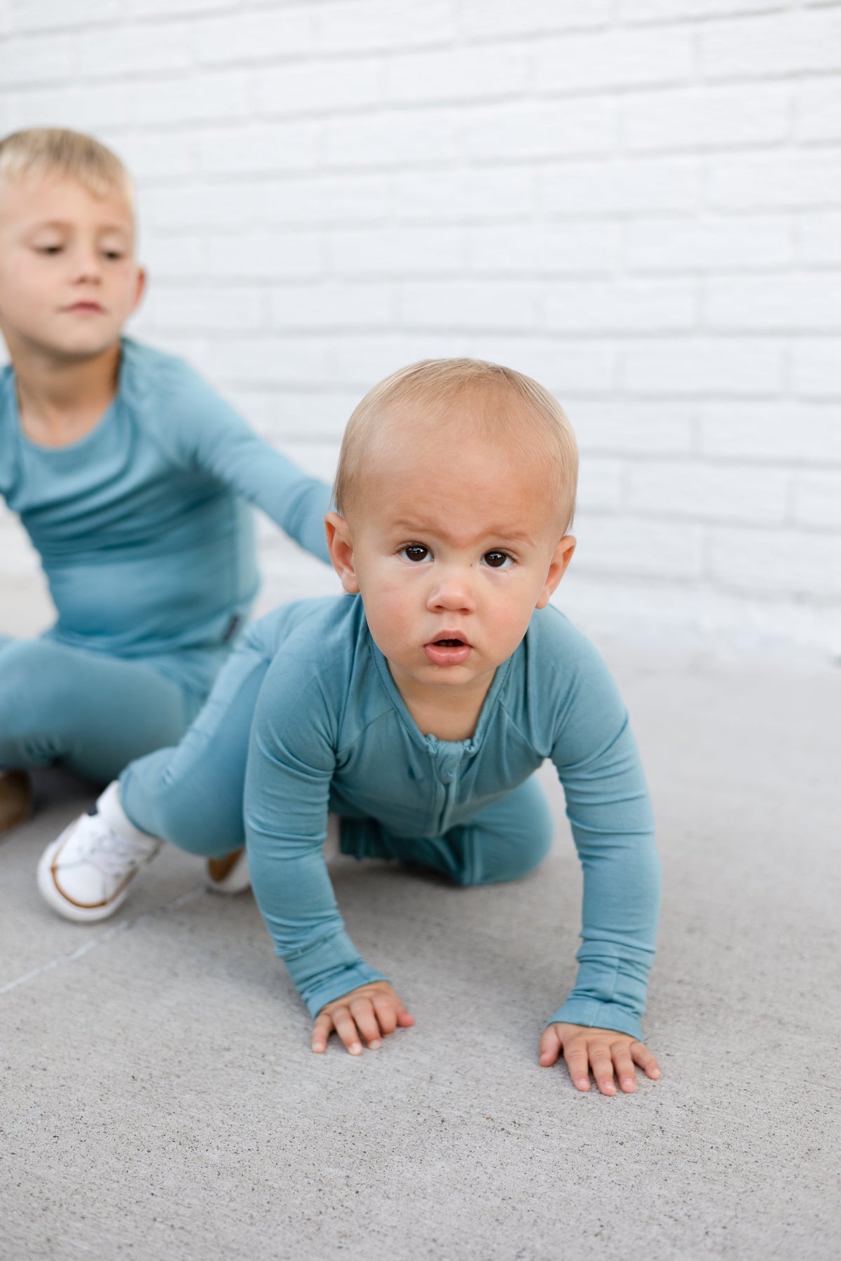 Blue Jean Baby | Infant Bamboo Zip Romper