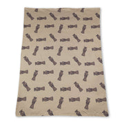 Brown camo duck call baby kids hunting blankets